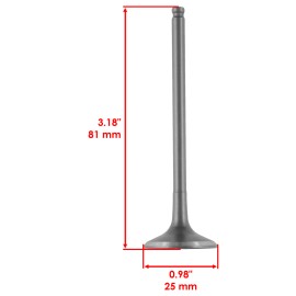 Caltric Exhaust & Intake Valve Kit For Suzuki RMZ250 RM-Z250 L 2007-2015 / 12912-10H00