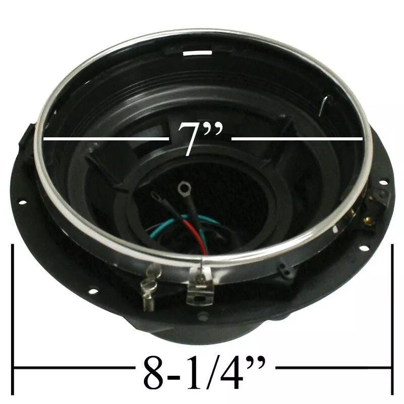 Empi 3019 Headlight Housing For 7" Headlight, Vw Baja Bug,