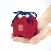 JIKAN STYLE 61337 Drawstring Bag, Lucky Drawstring Bag, Made in