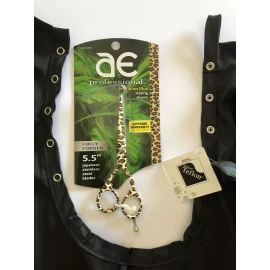 Oster / Arius Eickert / Andre $90 Oster-AE 5.5" Shear & Black Cape *Water+Stain Resistant Polyester w/snaps
