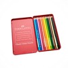 Faber-Castell Classic 12-Colour Pencils in Metal Tin Box