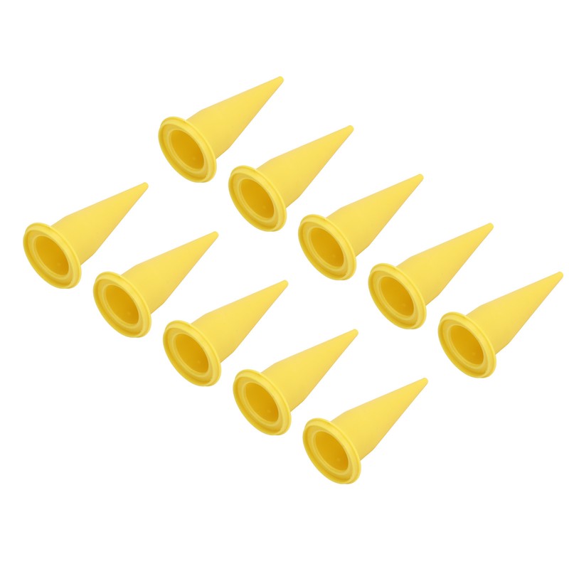 50Pcs Caulk Cone Nozzle PE Plastic Fine Tip Reusable Caulking