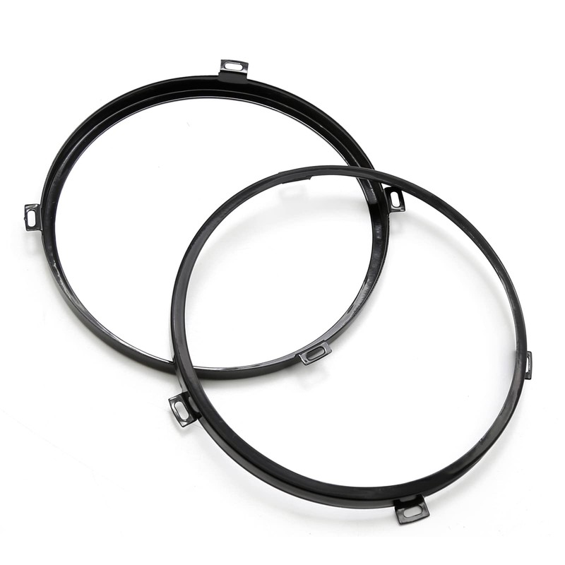 Hoypeyfiy 7 Inch Round Headlight Mounting Retaining Bracket Ring Set