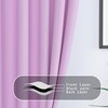 Purple Curtains Room Darkening 45 inches Long Window Curtain Panels