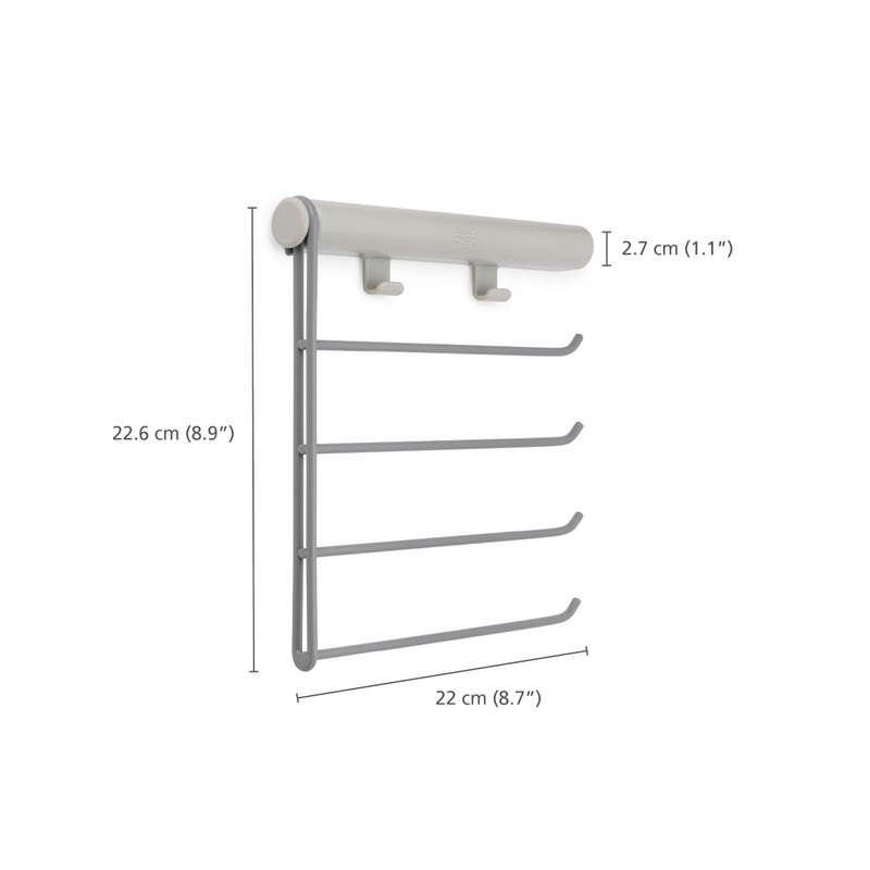 Joseph Joseph Orderly Belt, Tie & Scarf Hanging Rail, Closet
