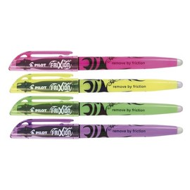 Pilot Frixion Erasable Highlighters 4-Pieces Set, Assorted