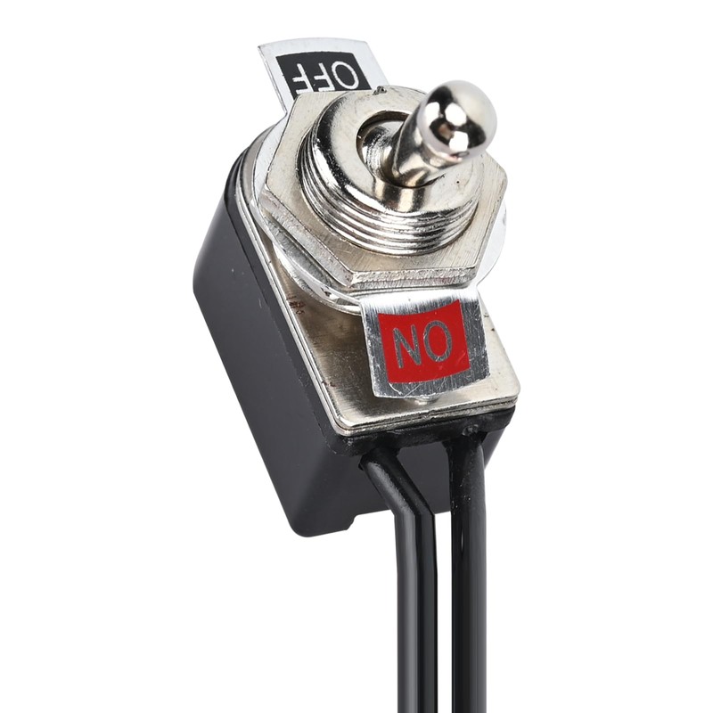 Podazz 5pcs Toggle Switch SPST 2 Position Latching ON/Off 12MM