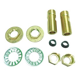 Kingston Brass AET130-4 Aqua Vintage 1/2-Inch IPS Adapter, Raw Brass