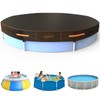 8 Ft Round Pool Cover - 500D Oxford PU Heavy
