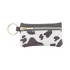 Flower Ring Smart Key Pouch Cow Pattern x Heart Motif