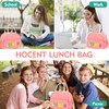 Lunch Bag for Women, Large Insulated Lunch Bag with Chenille
