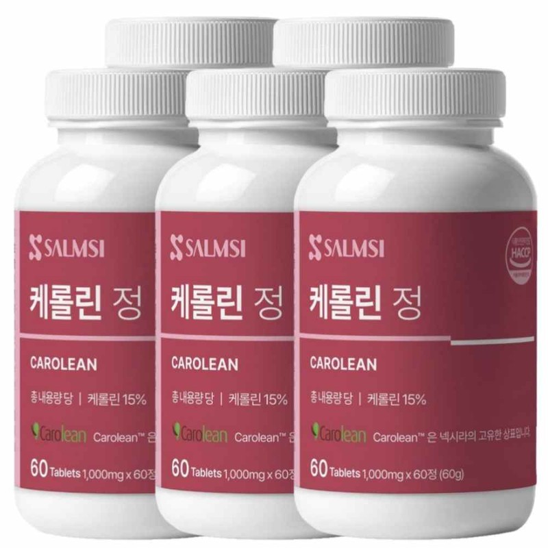 Salmsi Caroline tablets 60 tablets / 케롤린 정 60정X5 난소화성
