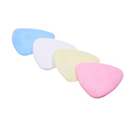 Kare & Kind 30x Tailor's Chalk - Sewing Notions and Accessories - Triangular Fabric Markers for Crafting, Sewing, Quilting - Comes with A Plastic Storage Box - 4 Colors Available