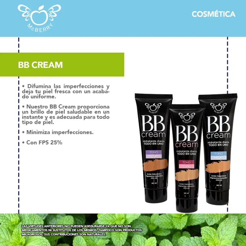 Bbcream Minimiza Imperfecciones - Mcberry