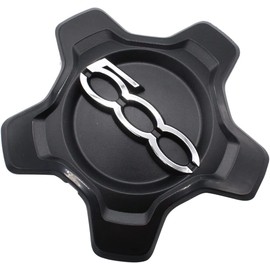 SHLPDFM Hub Cap Wheel Hub Cap for F-i-a-t 500X 735626312 Glossy Black