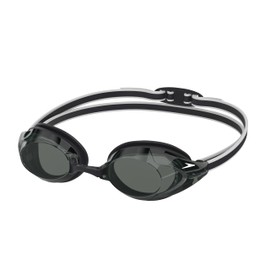 Speedo Unisex Adult Vanquisher 3.0 Swimming Goggles, Black/Smoke, One Size