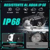 2 Faros Luces Led Auxiliares 4 Modos Lupa Para Moto