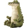 Alligator Buddha statue Meditating Florida Gator Garden Decor