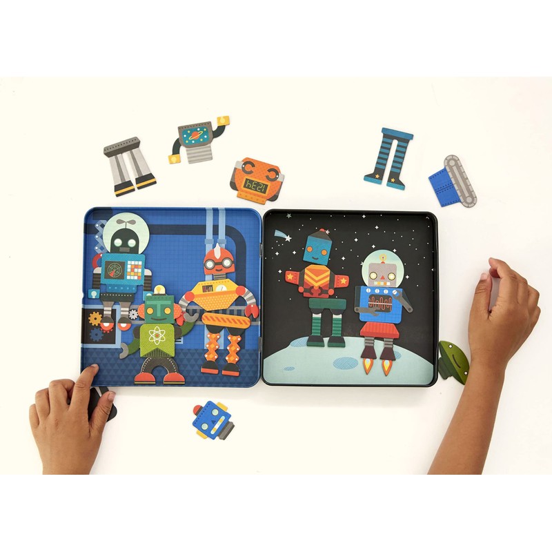 Petit Collage | Magnets | Game On The Go Robot