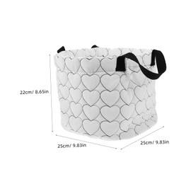 Hohopeti Supplies Storage Bag Foldable Storage Baskets for Shelves Storage Basket for Shelves Baskets for Closet Organization Nursery Organization Small Collapsible Storage Bins Cotton