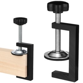 jojofuny 2pcs G Clamps for Woodwork Adjustable Screw Small Clamps Metal C-Clamp Table Clamp Claw Clamp for Welding, Woodworking, Mounting Accessory