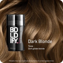 Hair Thickening Fibers:_Dark Blonde_12 g