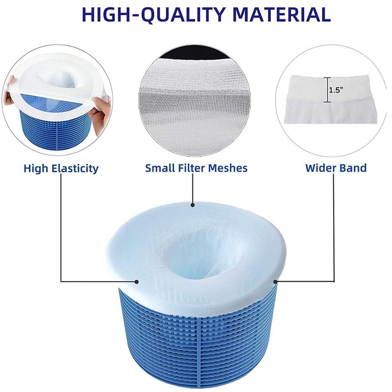Skimmer Socks, Pool Skimmer Socks, Filter Accessories Strainer, Net for