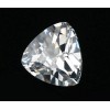 EPIC GEMS-10x10mm White Sapphire Trillion Faceted Cut VVS Loose Gem
