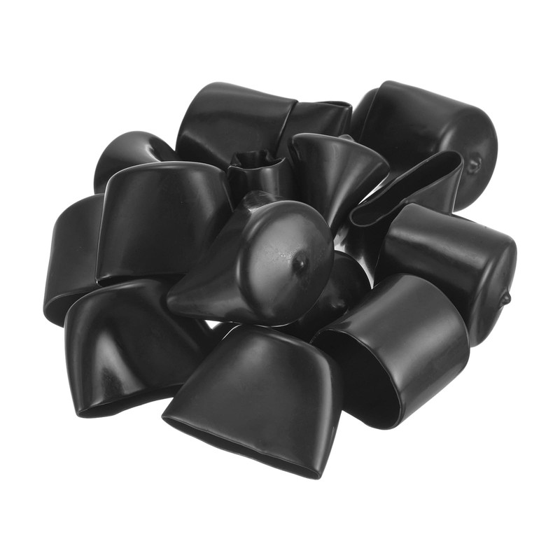 sourcing map 20pcs Rubber End Caps 44mm(1 3/4") ID Vinyl