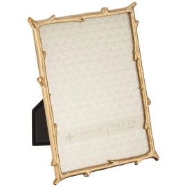 Lawrence Frames 712557 5x7 Gold Metal Natural Branch Design Picture Frame