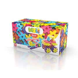 Meli 67113 Maxi Creative Toy, Multi-Colour, Pack of 100