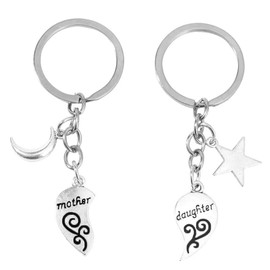 Mom Daughter Gifts for Women Mommy Birthday Gifts for Mum Christmas Gifts for Daughter Girls Mother Matching Keychains for 2