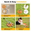 Tivray Dog Tie Out Stake and Cable, 360° Swivel Stake
