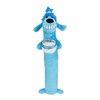 Multipet Loofa Dog Plush Toy w/ Birthday Hat - Squeaky