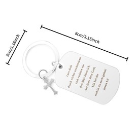 GuardiaTech Christian Gifts, Courage Gift, Spiritual Gifts, Religious Gifts, Bible Gifts, Christian Decoration, Christian Keyring, Bible 3