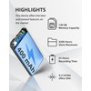 128GB(9200Hour) Voice Recorder, 3072Kbps Voice Activated Recorder,Audio Recorder with Magnetic