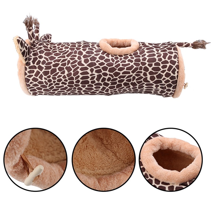 Safe Portable Folding Collapsible Fabric Tunnel Toy for Pet Cat
