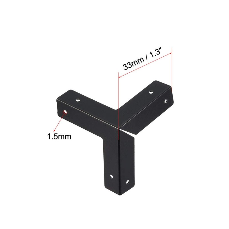 sourcing map Metal Box Corner Protection Edge Cover Edge Protection