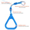 4 Colorful Ninja Rings, Gymnastic Rings Trapeze Swing Bar Ring