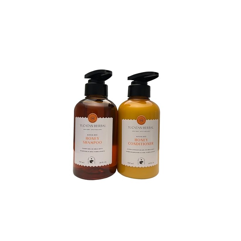 Yucatan Herbal Set de Champú y Acondicionador con Miel de