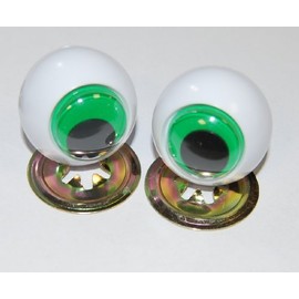 celloexpress Frogs Eyes 24mm with Metal Backs - Safety Eyes for Soft Toy or Teddy Bear Making - Pack of 1 Pair