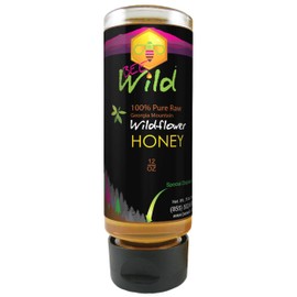 Bee Wild (formerly Organic Mountains) 100% Pure Honey, Wildflower, 12 Ounce