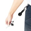 EFFIET Heavy Duty Retractable Key Holder Key Ring with 6pcs