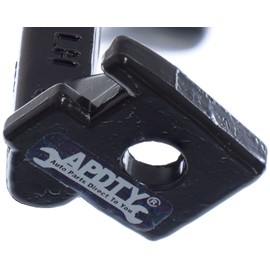 APDTY 88289N - Tirador de puerta interior delantero o trasero izquierdo del lado del conductor (diseño de metal mejorado; E7TZ1522601A, E7TZ 1522601-A)