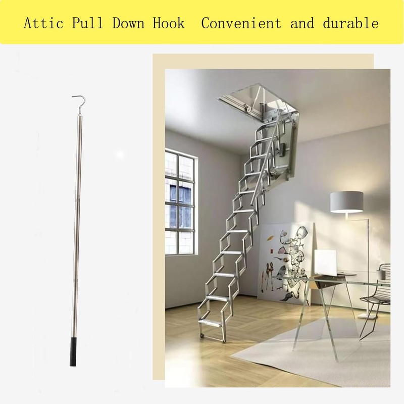 Pull Down System Kit, Attic Pull Down Hook for Attic