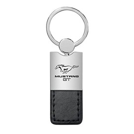 Ford Mustang GT Duo Black Leather Key Chain