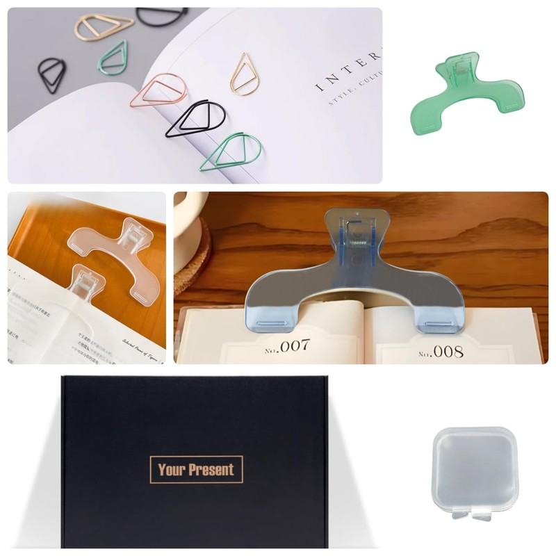 Set of 3: Transparent Ukan Clip | Holds Textbooks, Sheet