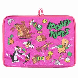 Small Planet Glitter Gadget Case / Looney Tunes / PK x GR WB1180N Pink