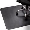 Office Rolling Chair Mat for Hardwood and Tile Floor, Black,