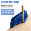 Mesee 2-Piece Center Scriber Set - Line Scribe Marking Tool